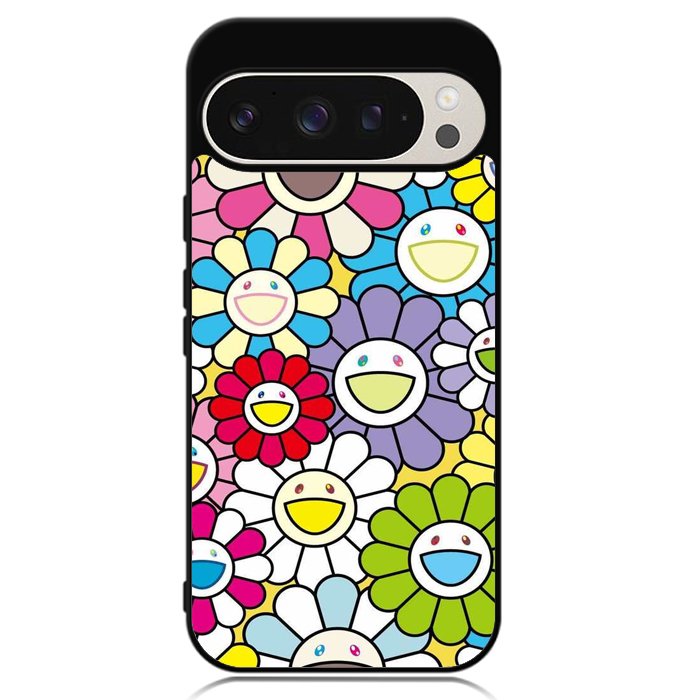 takashi murakami flowers colorful Google Pixel 9 | Pixel 9 Pro Case OV10222