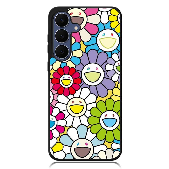takashi murakami flowers colorful Samsung Galaxy S25 FE Case OV10222
