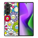 takashi murakami flowers colorful Samsung Galaxy Z Fold 6 5G 2024 Case OV10222
