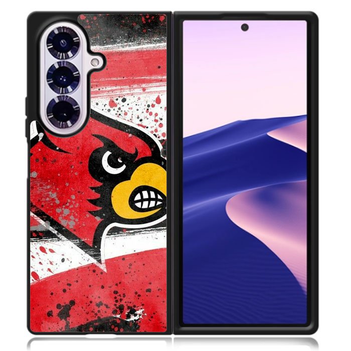 louisville cardinals team Samsung Galaxy Z Fold 7 Case OV10259
