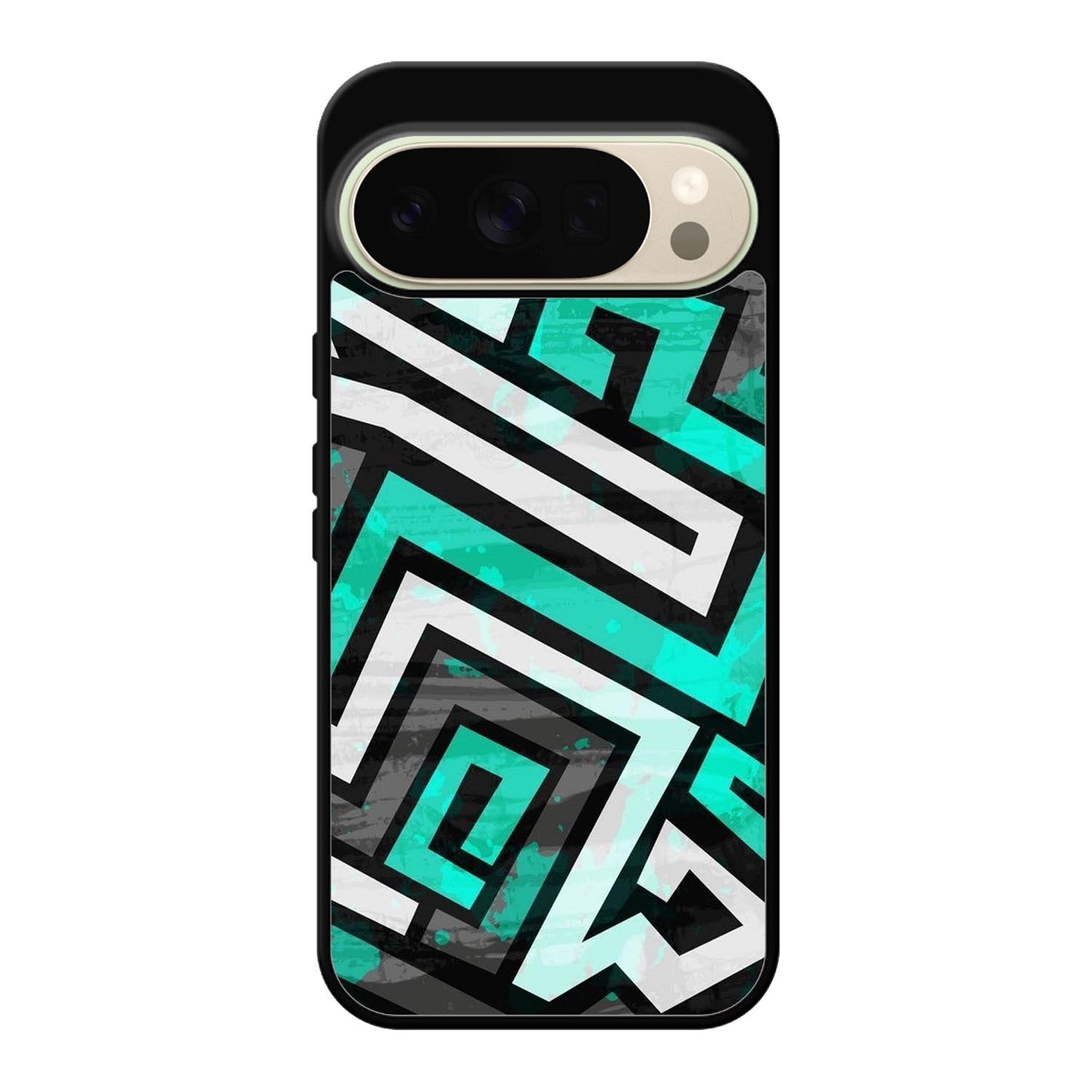Geometric Blue FLZ0447 Google Pixel 10 Pro Case