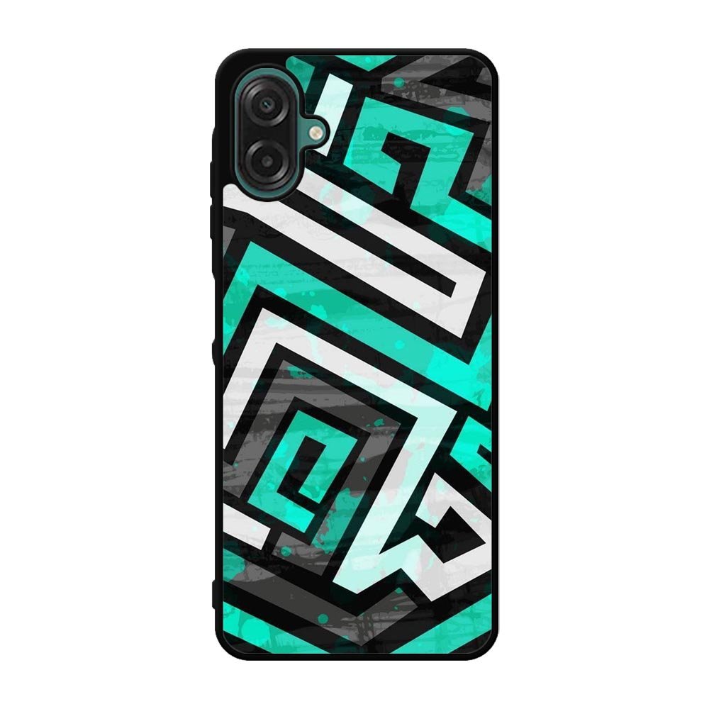 Geometric Blue FLZ0447 Samsung Galaxy A07 Case