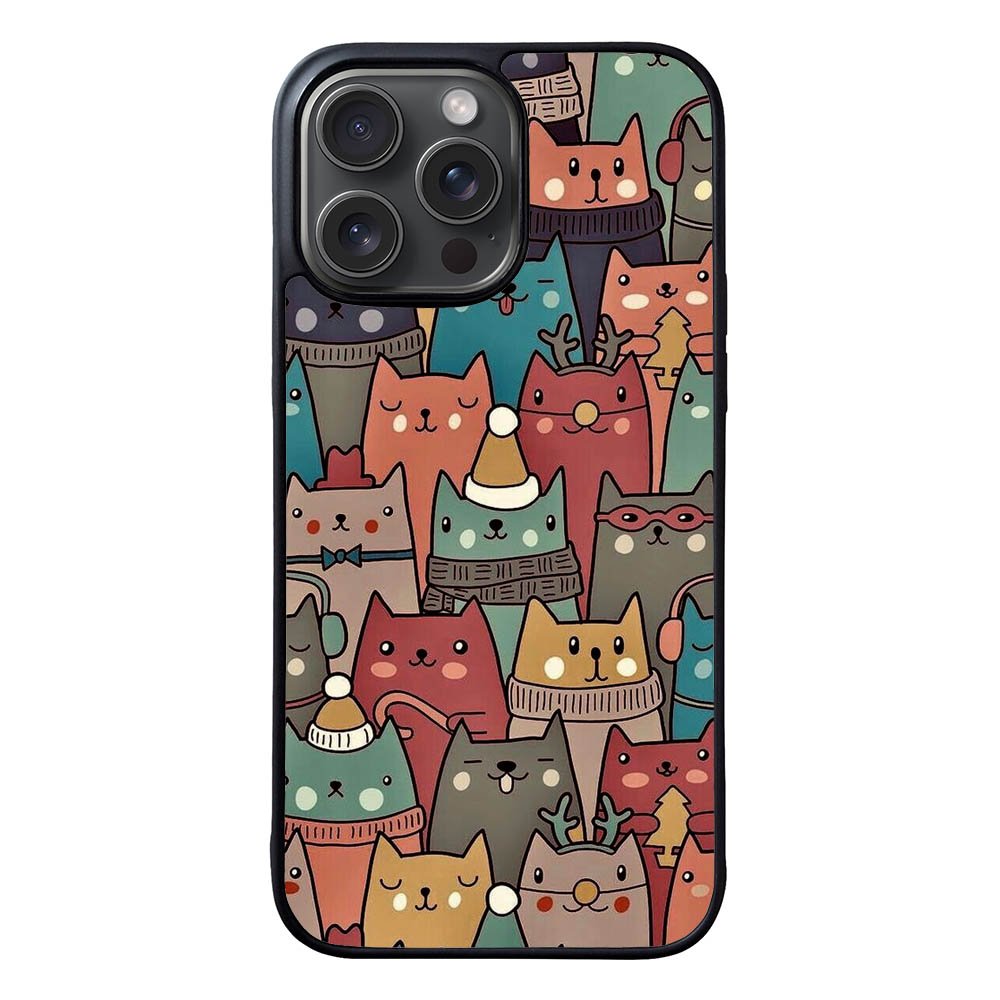 Cute Cat FLZ0469 iPhone 15 Pro Max Case
