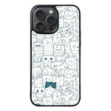 Cat Pattern FLZ0482 iPhone 15 Pro Max Case