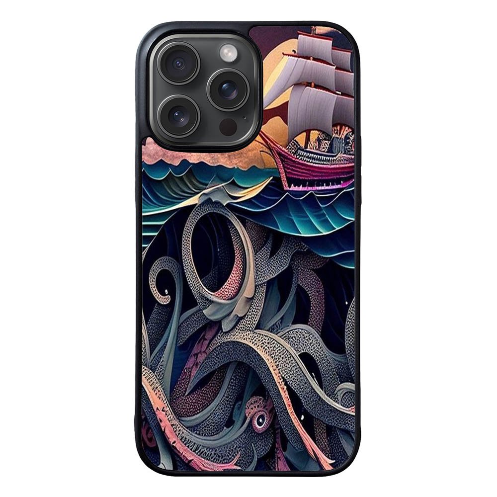 Kraken Sea FLZ0497 iPhone 15 Pro Max Case