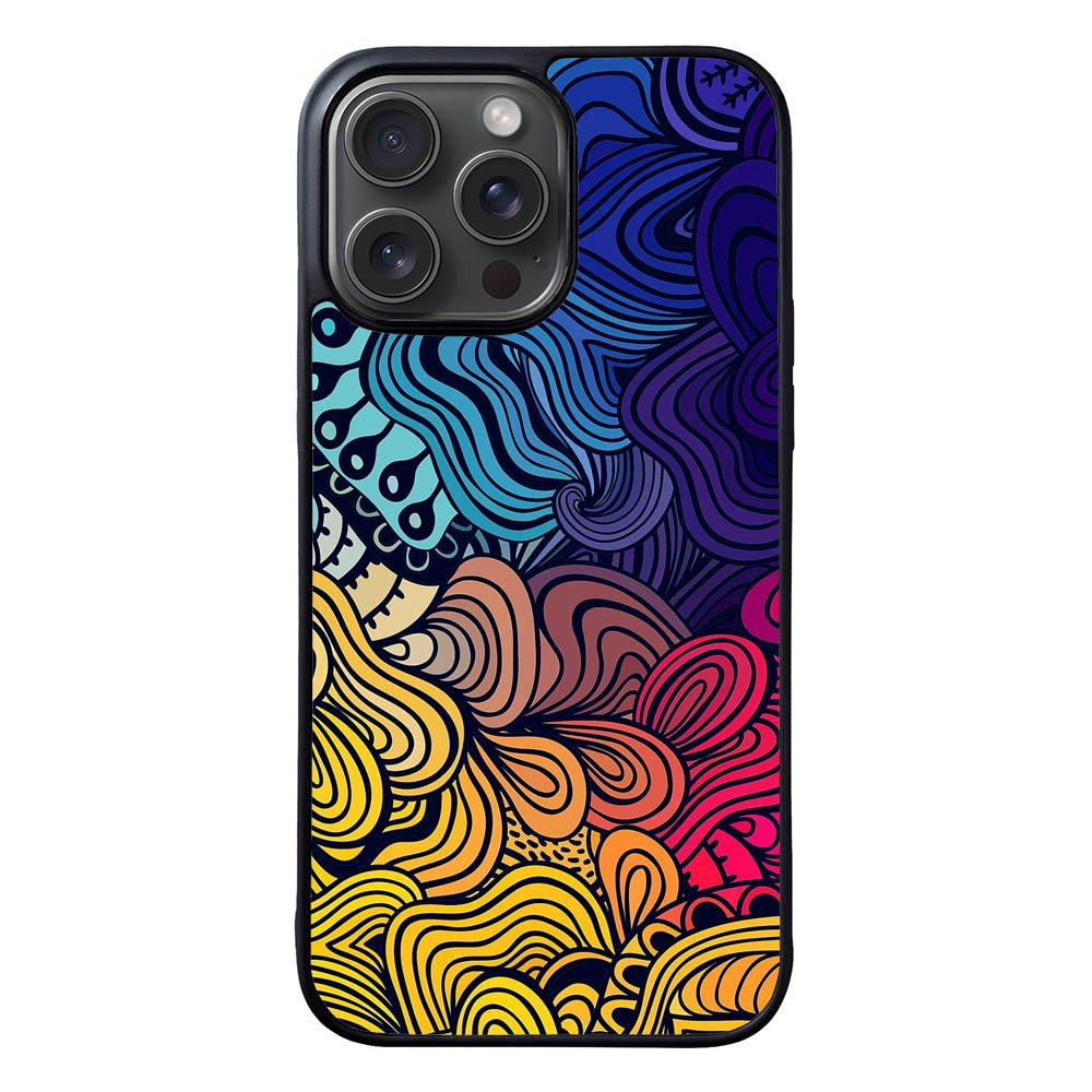 Abstrac Pattern FLZ0536 iPhone 15 Pro Max Case