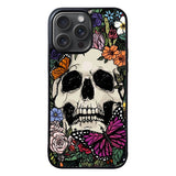 Skull Flower FLZ0548 iPhone 15 Pro Max Case