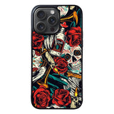 Skull Pattern FLZ0556 iPhone 15 Pro Max Case