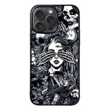 Nightmare Pattern FLZ0557 iPhone 15 Pro Max Case