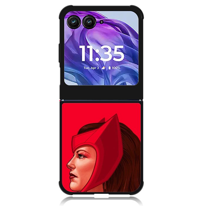 Superhero Series Scarlet Witch Motorola Moto Razr Plus 2024 , Moto Razr+ 2024 Case OV7847