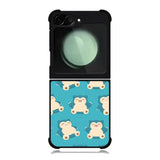 snorlax pattern Samsung Galaxy Z Flip 6 5G 2024 Case OV7865