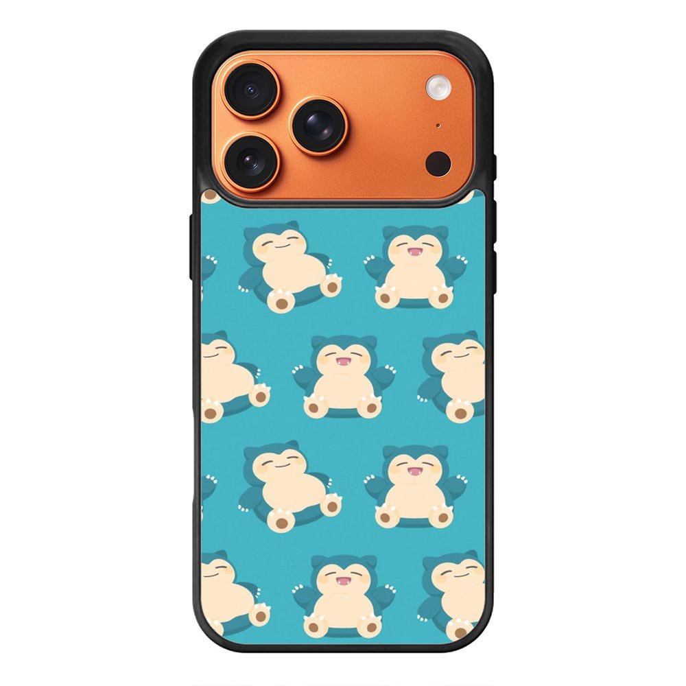snorlax pattern iPhone 17 Pro Case QC7865