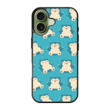 snorlax pattern iPhone 17 Case QC7865