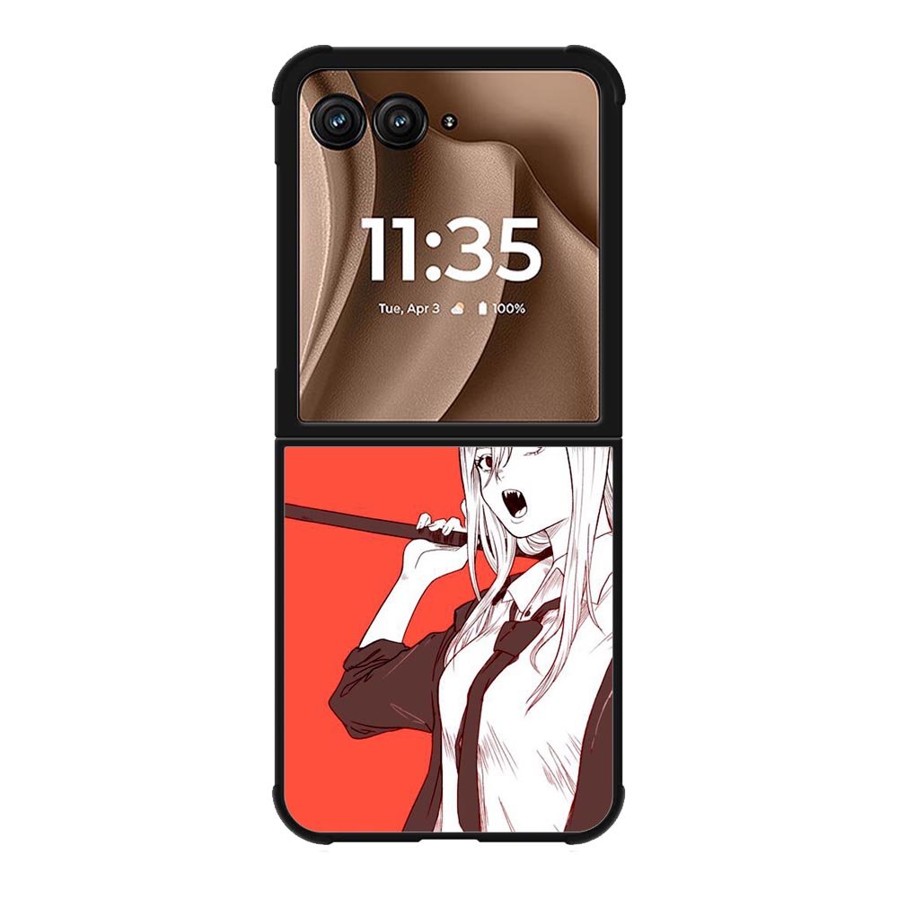 Chainsaw Man power Motorola Moto RAZR Plus 2025 Case OV9102