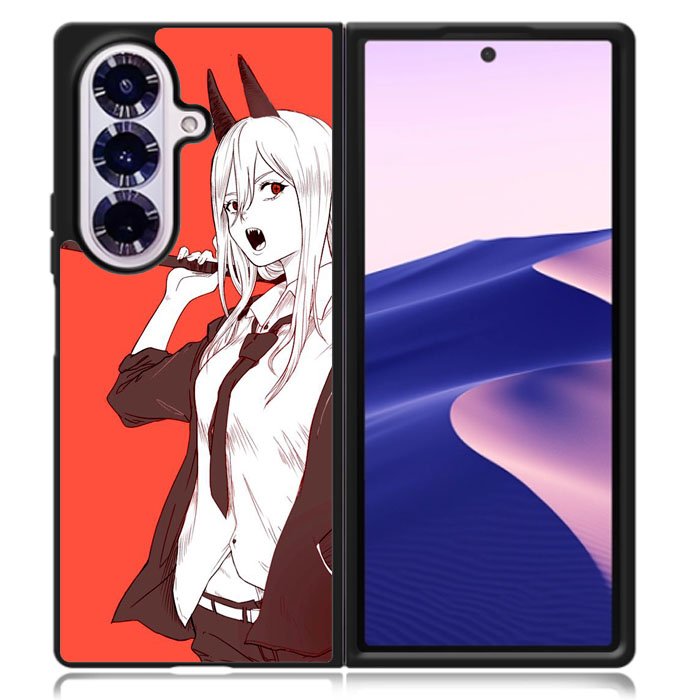 Chainsaw Man power Samsung Galaxy Z Fold 7 Case OV9102
