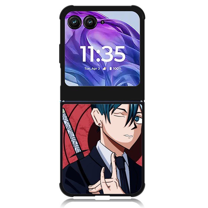 Chainsaw Man Aki Hayakawa Motorola Moto Razr Plus 2024 , Moto Razr+ 2024 Case OV9100