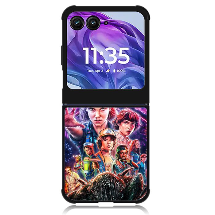 Stranger Things 3 Motorola Moto Razr Plus 2024 , Moto Razr+ 2024 Case OV10826