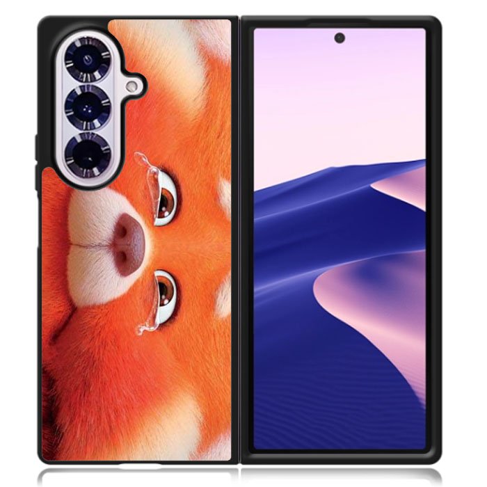 Turning Red Sad Face Samsung Galaxy Z Fold 7 Case OV10744