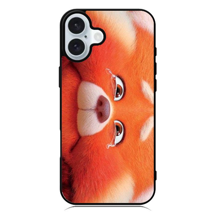 Turning Red Sad Face iPhone 16 Case QC10744