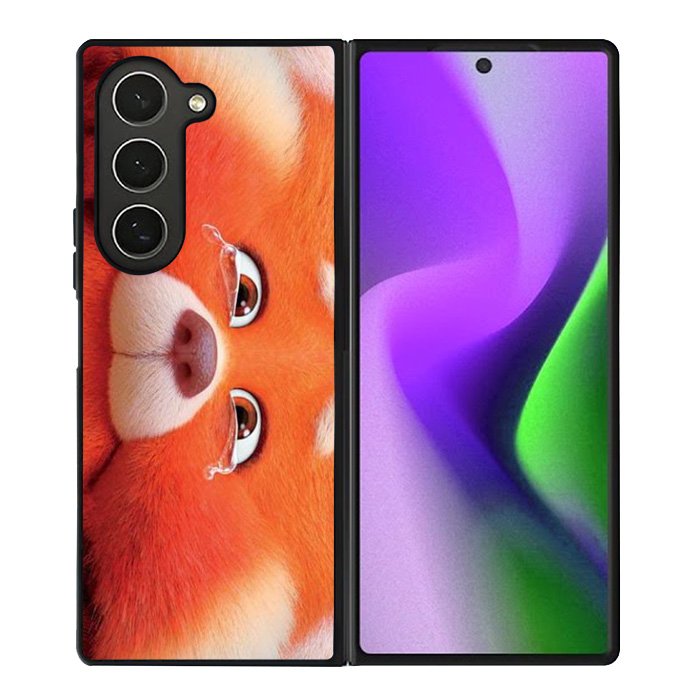 Turning Red Sad Face Samsung Galaxy Z Fold 6 5G 2024 Case OV10744