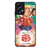 Turning Red Cartoon Art Motorola Moto G Play 2024 Case OV10741