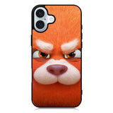 Turning Red Angry Face iPhone 16 Plus Case QC10740