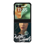 Purple Hearts Motorola Moto RAZR 2025 Case OV10799