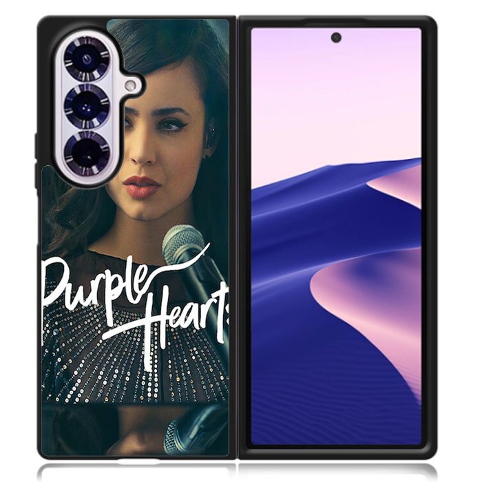 Purple Hearts Samsung Galaxy Z Fold 7 Case OV10799