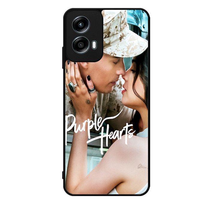 Purple Hearts Motorola Moto G Play 2024 Case OV10800