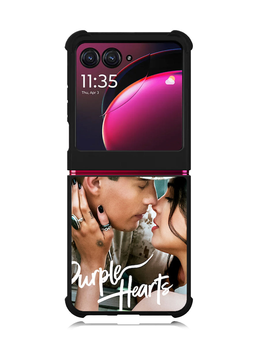 Purple Hearts Motorola Moto Razr Plus 2023 , Moto Razr+ 2023 Case OV10800