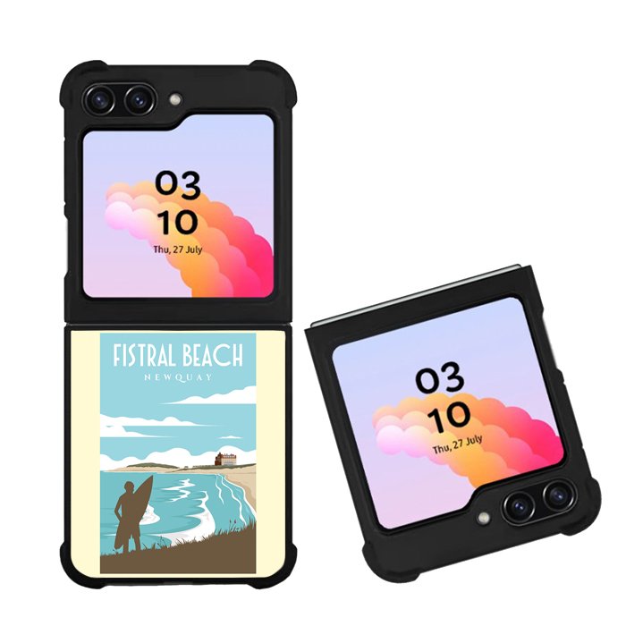 Fistral Beach Newquay FZ0131 Samsung Galaxy Z Flip 5 2023 5G Case