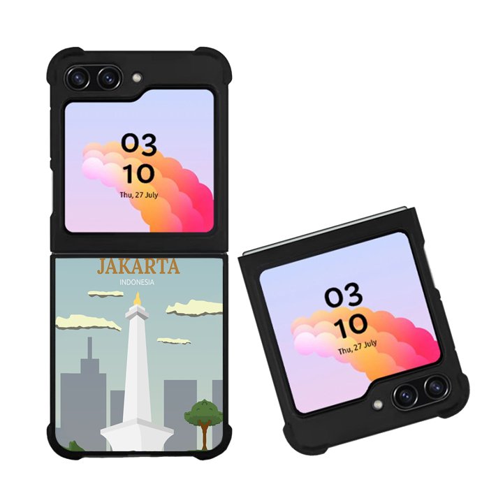 Monumen Nasional Jakarta FZ0167 Samsung Galaxy Z Flip 5 2023 5G Case