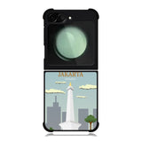 Monumen Nasional Jakarta FZ0167 Samsung Galaxy Z Flip 6 2024 5G Case