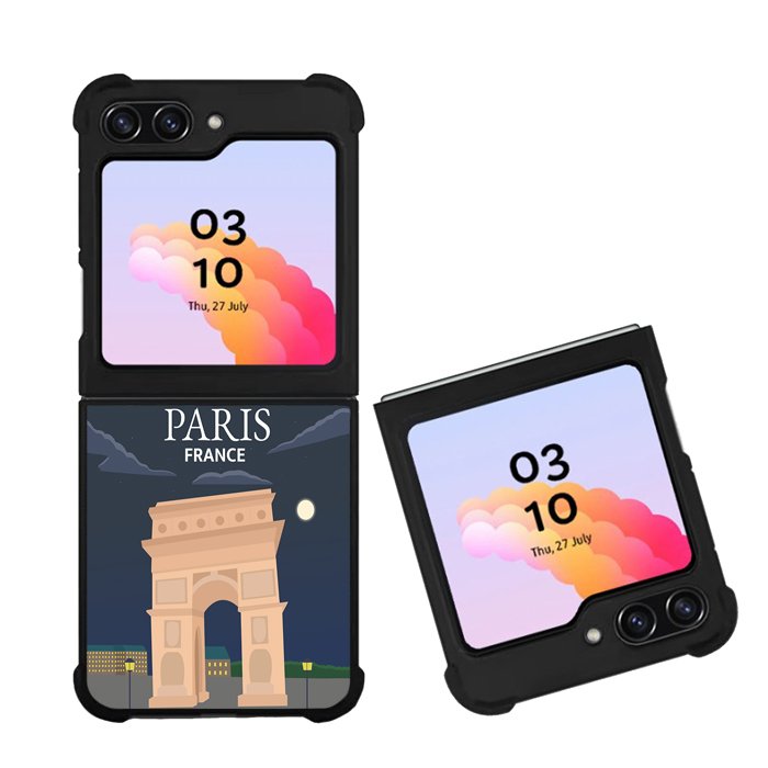 France Paris FZ0171 Samsung Galaxy Z Flip 5 2023 5G Case