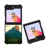 Rustic Travel Eat Sleep FZ0185 Samsung Galaxy Z Flip 5 2023 5G Case