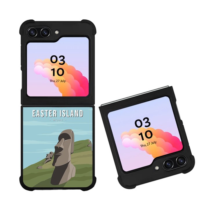 Easter Island Moai FZ0203 Samsung Galaxy Z Flip 5 2023 5G Case