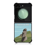 Easter Island Moai FZ0203 Samsung Galaxy Z Flip 6 2024 5G Case