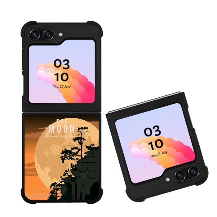The Moon Beautiful Night FZ0205 Samsung Galaxy Z Flip 5 2023 5G Case