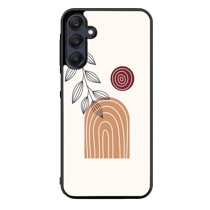 Minimalist Arch Geometric and Leaf Botanical FZ0220 Samsung Galaxy A15 5G Case