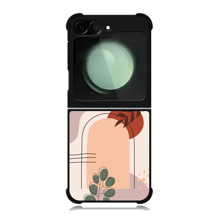 Geomtric Leaf FZ0246 Samsung Galaxy Z Flip 6 2024 5G Case
