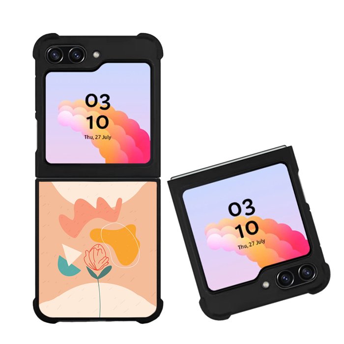 Rose Minimalist FZ0253 Samsung Galaxy Z Flip 5 2023 5G Case