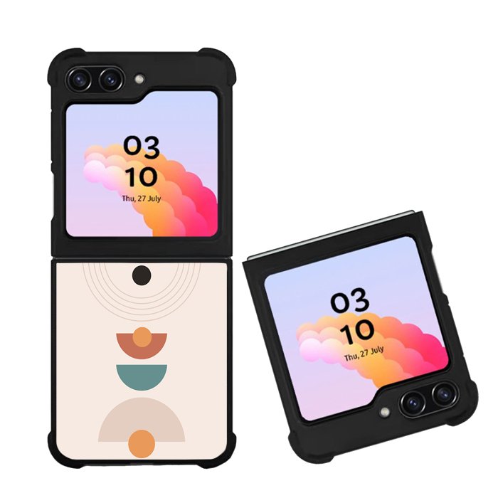 Half of Circle Art FZ0270 Samsung Galaxy Z Flip 5 2023 5G Case