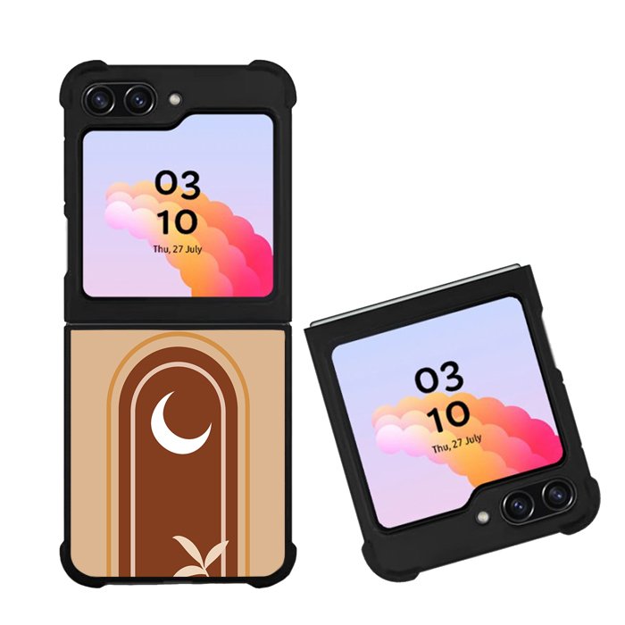 Leaf and Moon FZ0278 Samsung Galaxy Z Flip 5 2023 5G Case