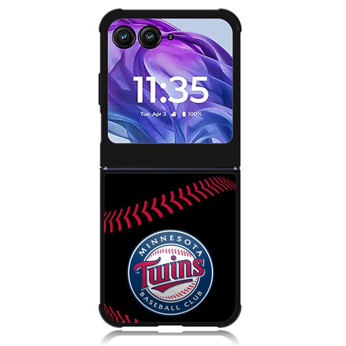 Minnesota Twins MLB Motorola Moto Razr Plus 2024 , Moto Razr+ 2024 Case