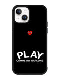 comme des garcons play XiPhone 14 Plus Case QC0729