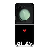 comme des garcons play XSamsung Galaxy Z Flip 6 5G 2024 Case OV0729