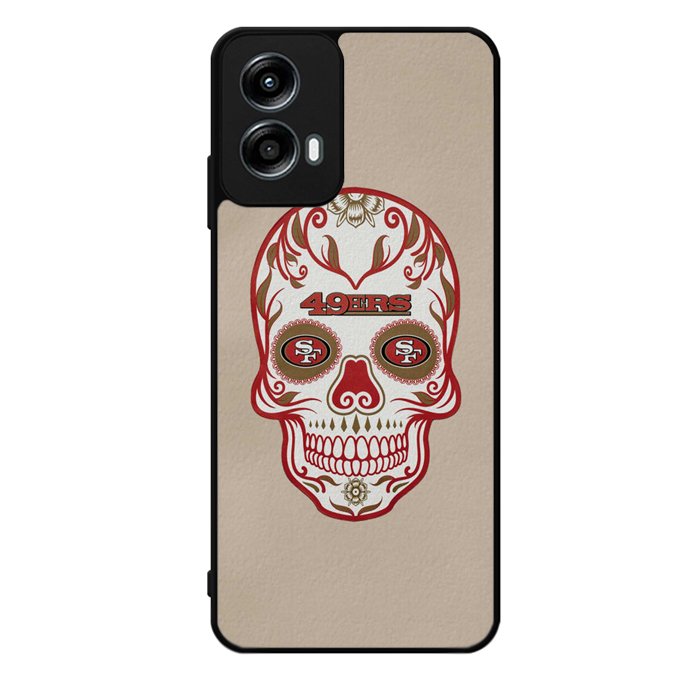 San Francisco 49ers Skull Motorola Moto G Play 2024 Case OV2629