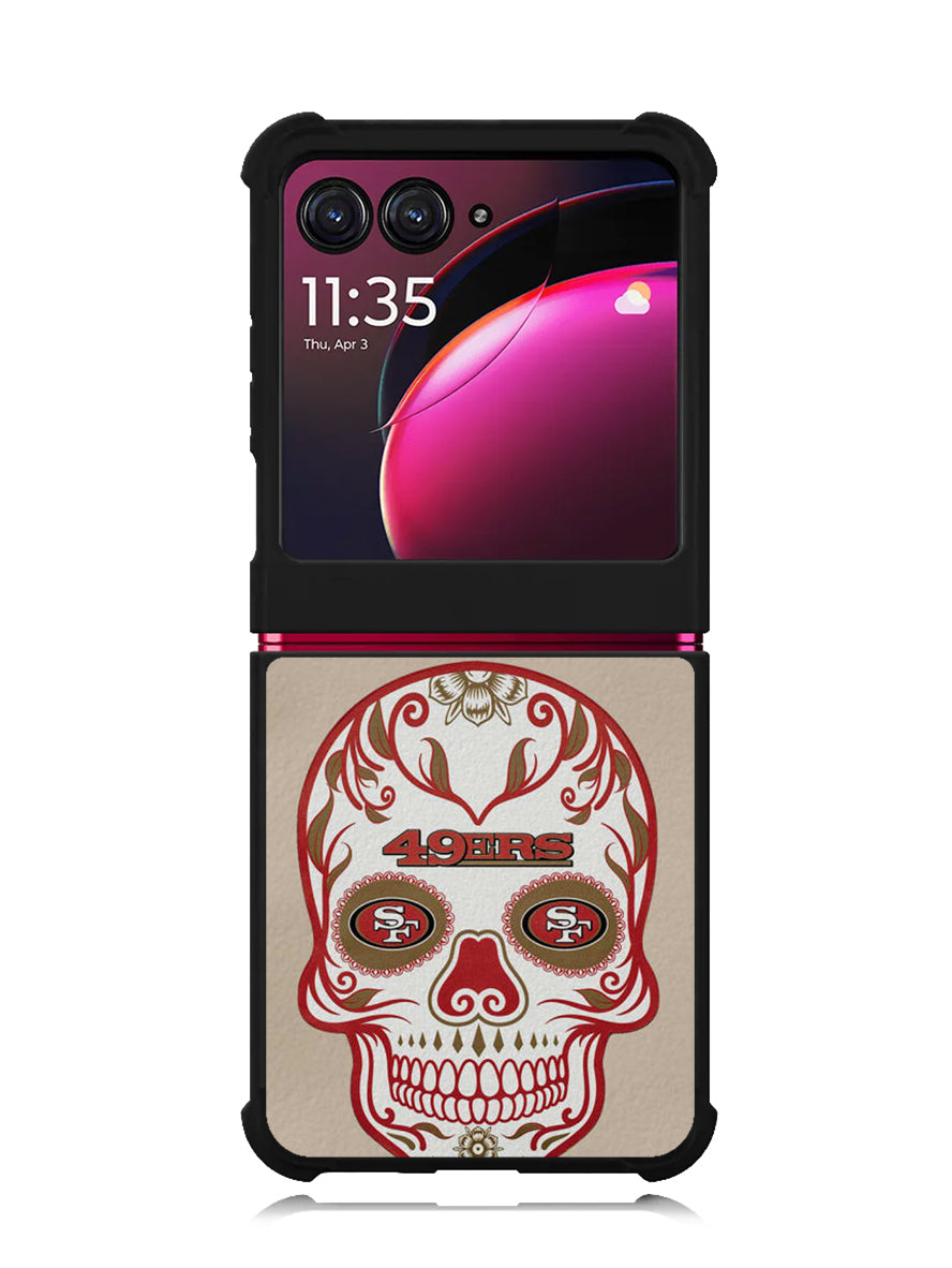 San Francisco 49ers Skull Motorola Moto Razr Plus 2023 , Moto Razr+ 2023 Case OV2629