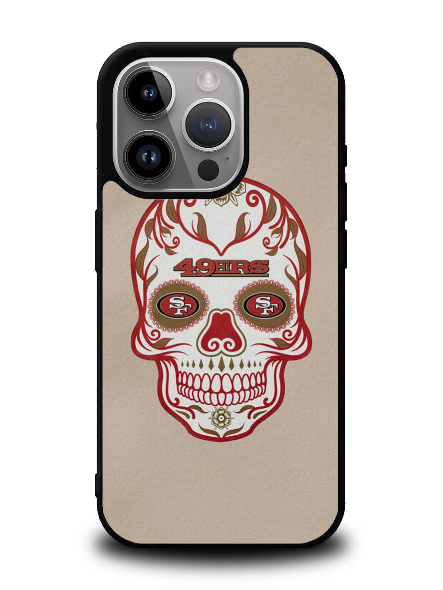 San Francisco 49ers Skull iPhone 16 Pro Max Case OV2629