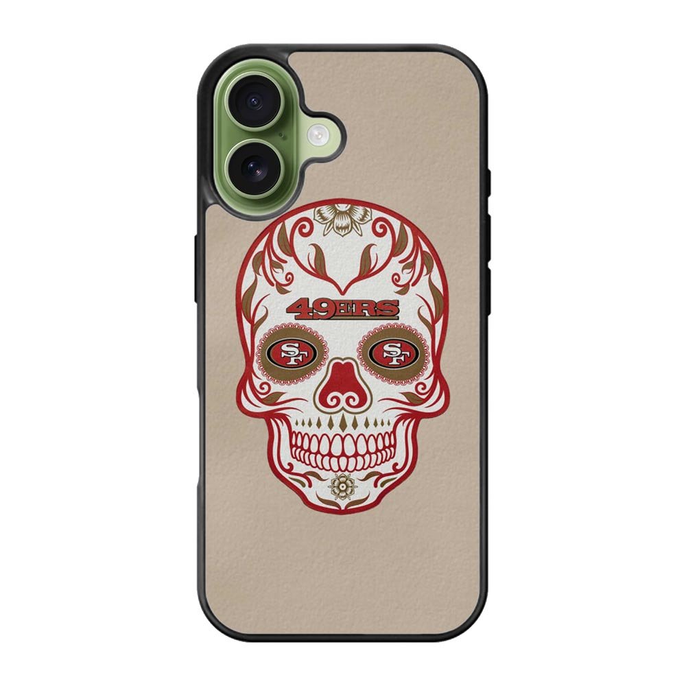 San Francisco 49ers Skull iPhone 17 Case OV2629